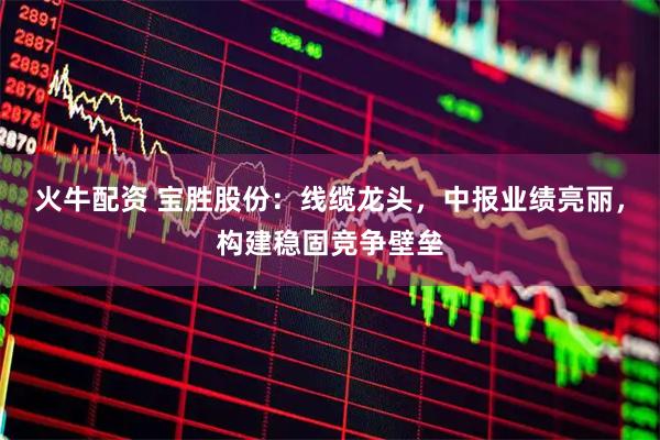 火牛配资 宝胜股份：线缆龙头，中报业绩亮丽，构建稳固竞争壁垒