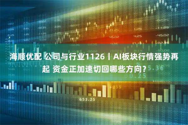 海顺优配 公司与行业1126丨AI板块行情强势再起 资金正加速切回哪些方向？